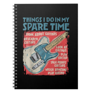 Cuaderno Cosas de guitarra que hago en mi tiempo libre dive