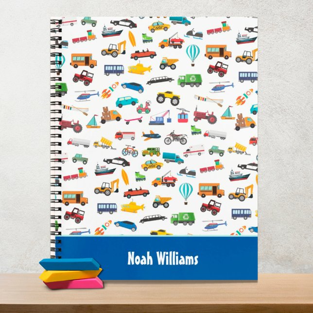 Cuaderno Cosas De Niño Pequeño Que Mueven La Escuela De Veh (Subido por el creador)