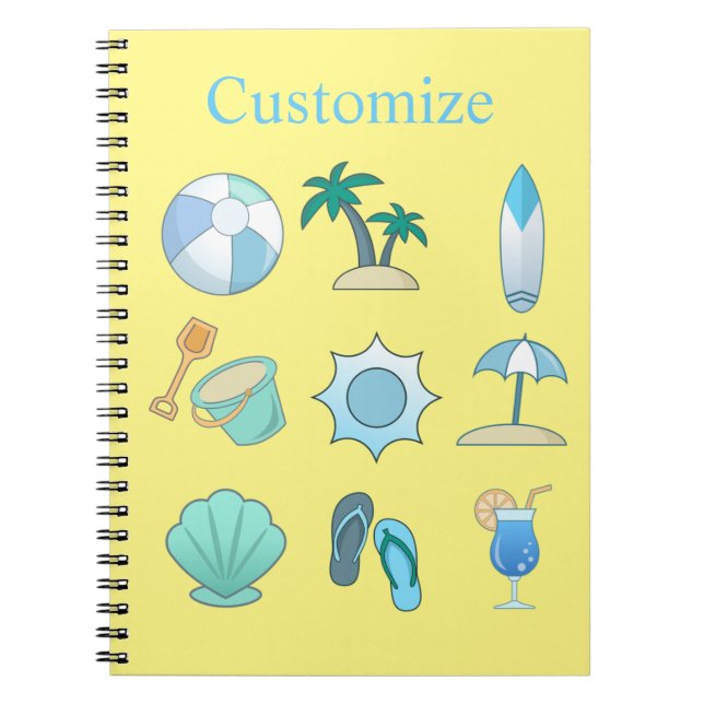 Cuaderno Cosas de vida en la playa Thunder_Cove (Frente)