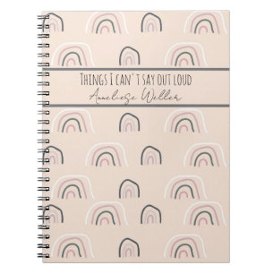 Cuaderno Cosas Divertidas Personalizadas Que No Puedo Decir