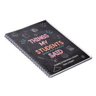 Cuaderno Cosas divertidas que mi alumno dijo diario