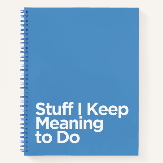 Cuaderno Cosas divertidas que sigo queriendo hacer  (Anverso)
