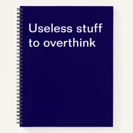 Cuaderno Cosas inútiles para darle vueltas