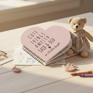 Cuaderno Cosas lindas que dicen mis hijos Recuerdos preciad