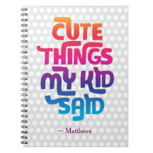 Cosas Lindas que Mi Hijo Dijo Regalo para Padres P