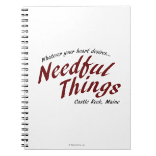 Cuaderno Cosas necesarias
