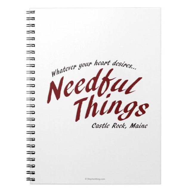 Cuaderno Cosas necesarias (Frente)