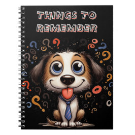 Cuaderno Cosas para recordar el libro