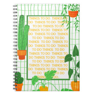 Cuaderno Cosas que hacer