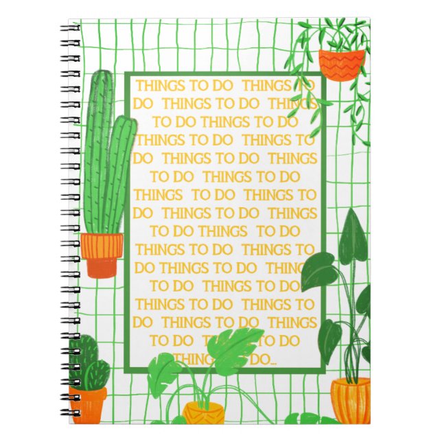 Cuaderno Cosas que hacer (Frente)