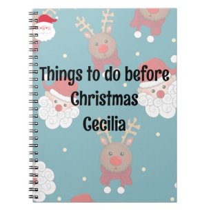 Cuaderno "Cosas que hacer antes que Navidades"