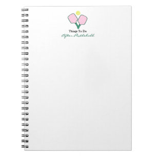 Cuaderno Cosas que hacer después de Pickleball