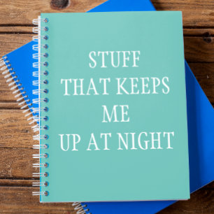 Cuaderno Cosas que me mantienen despierto por la noche