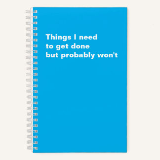 Cuaderno Cosas que necesito que me hagan graciosas diciendo