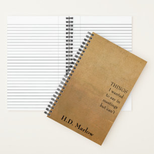 Cuaderno Cosas que quería decir en las reuniones pero no pu