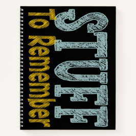 Cuaderno Cosas que recordar