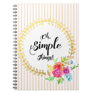 Cuaderno ¡Cosas Simples!