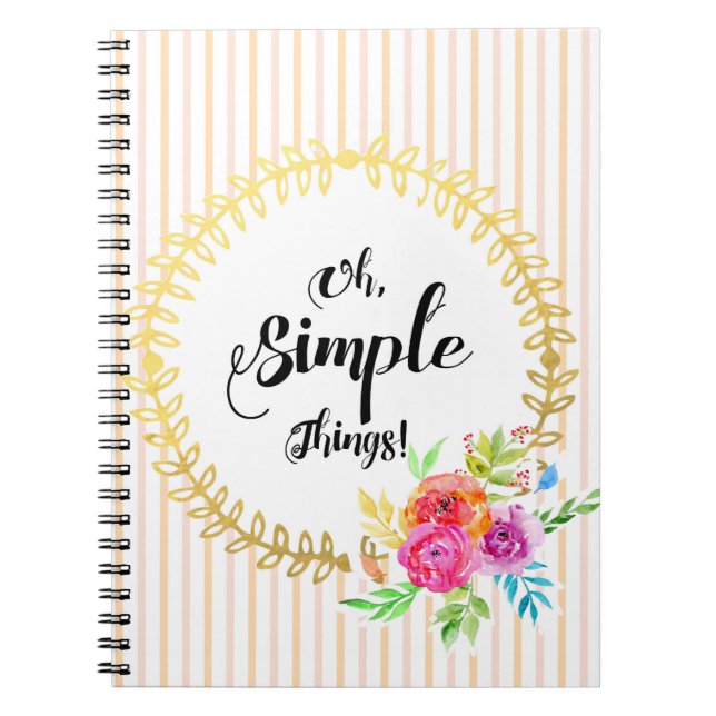 Cuaderno ¡Cosas Simples! (Frente)