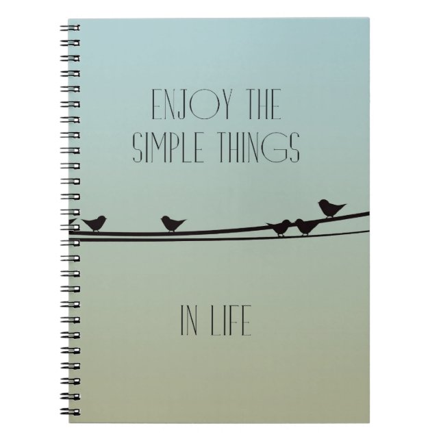 Cuaderno Cosas simples Aves (Frente)