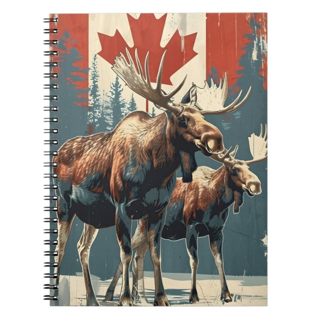Cuaderno Cosecha de alce de Canadá (Frente)