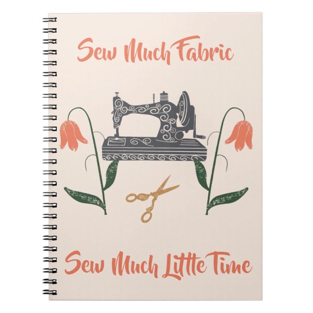 Cuaderno Coser Entusiast-Sew Tejido Mucha, Poco Tiempo (Frente)