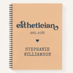 Cuaderno Cosmetólogo estético personalizado