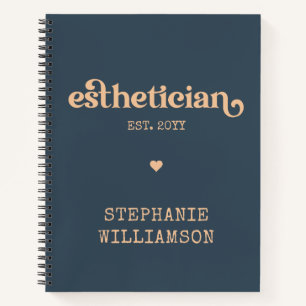 Cuaderno Cosmetólogo estético personalizado
