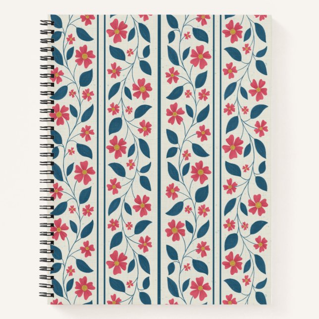 Cuaderno Cosmic Bloom Trailing Stripes (Anverso)