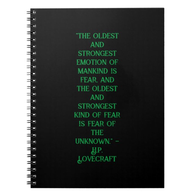 Cuaderno Cosmic Oddities Signature: Cthulhu - Fear (Frente)