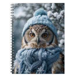 Cuaderno Cosmoso y caprichoso invierno Wonderland Owl