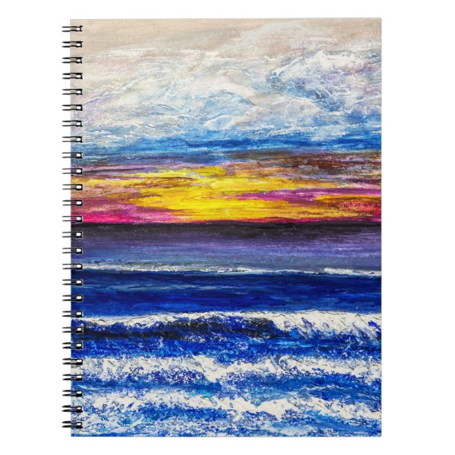 Cuaderno - Costa al amanecer (Frente)