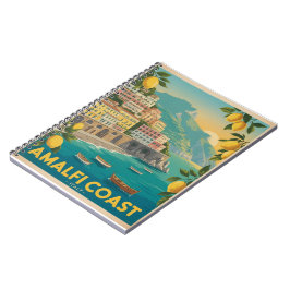 Cuaderno Costa Amalfitana Italia Viajes Antiguos