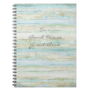 Cuaderno Costa de Coastal de la casa de playa del océano