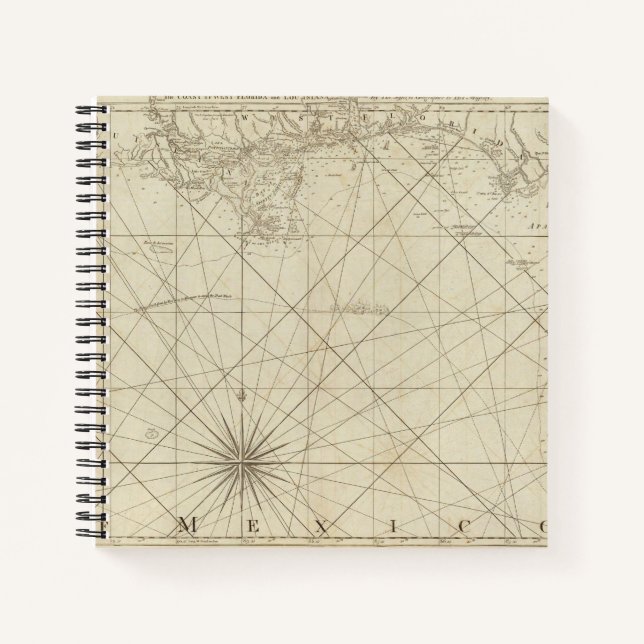 Cuaderno Costa de Florida Occidental y Luisiana (Anverso)