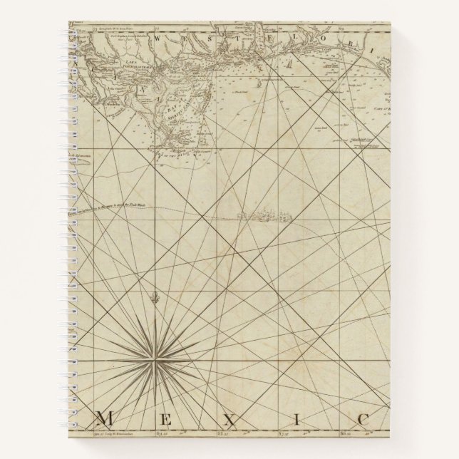 Cuaderno Costa de Florida Occidental y Luisiana (Anverso)