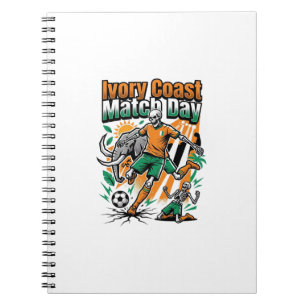 Cuaderno Costa de Marfil Esqueleto de Día de Partido Nacion