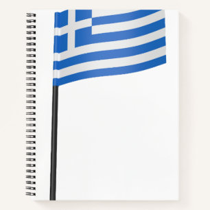 Cuaderno Costilla de dientes de la bandera griega