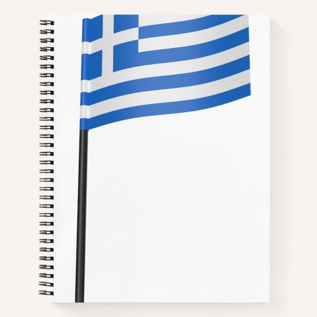 Cuaderno Costilla de dientes de la bandera griega (Anverso)