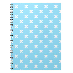 Cuaderno Costillas blancas en azul bebé