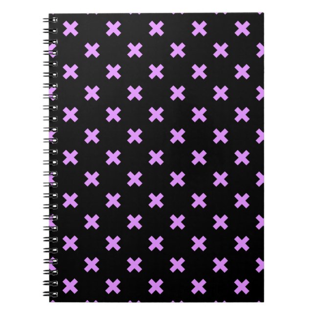 Cuaderno Costillas de lino sobre negro (Frente)