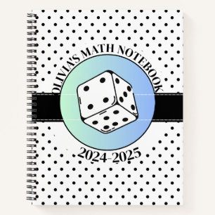 Cuaderno Costomazable MATH Elegante Blanco Y Negro