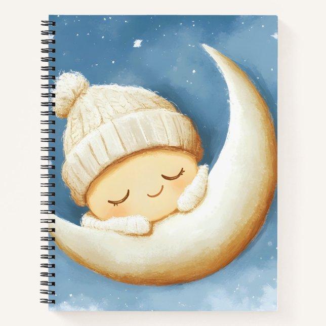 Cuaderno Cosy Knit Nap Cresent Moon (Anverso)