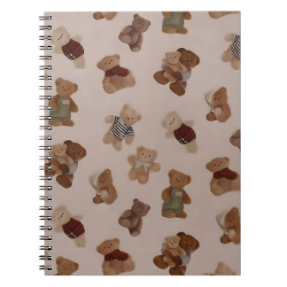 Cuaderno Cosy Knit Teddy Bear Parade Pattern