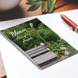 Cuaderno Cota donde estás plantada cita Foxglove