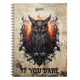 Cuaderno Cotización de Personalizado de lechuza negra de pa