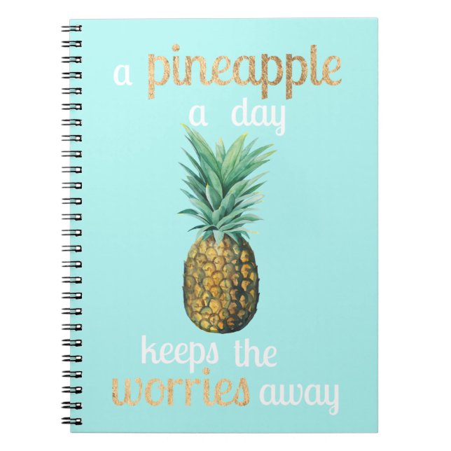 Cuaderno Cotización de vida de piña (Frente)