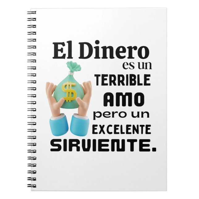 Cuaderno cotizaciones de dinero (Frente)
