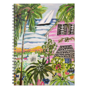 Cuaderno Cottage rosa en la Bahía I