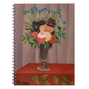 Cuaderno Cottagecor floral francés vintage de Henri Roussea