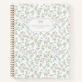 Cuaderno Cottagecore | Bow floral nimilenario